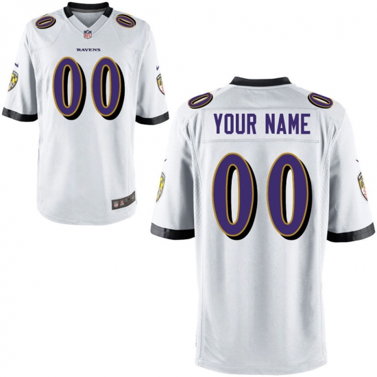 Nike Baltimore Ravens Custom Youth Game Jersey