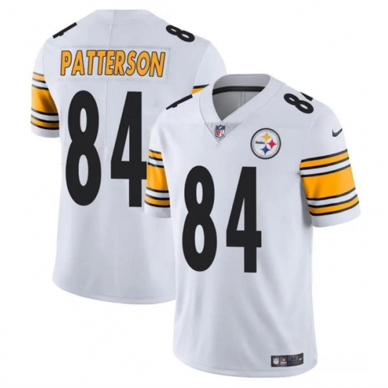 Men's Pittsburgh Steelers #84 Cordarrelle Patterson White Vapor Untouchable Limited Football Stitched Jersey - Ujersey