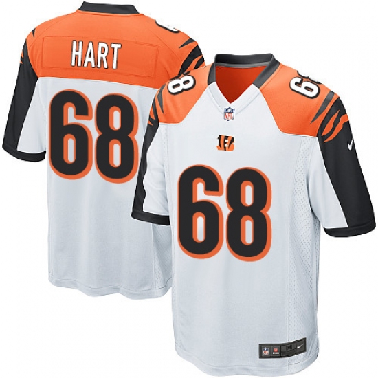 Men's Nike Cincinnati Bengals #68 Bobby Hart Game White NFL Jersey - Ujersey
