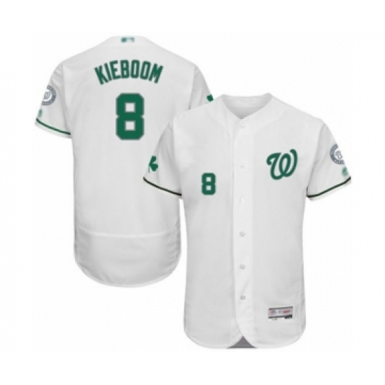 Men's Washington Nationals #8 Carter Kieboom White Celtic Flexbase Authentic Collection Baseball Player Jersey - Ujersey