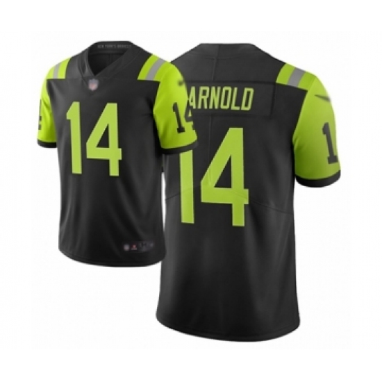 Women's New York Jets #14 Sam Darnold Limited Black City Edition Football Jersey - Ujersey