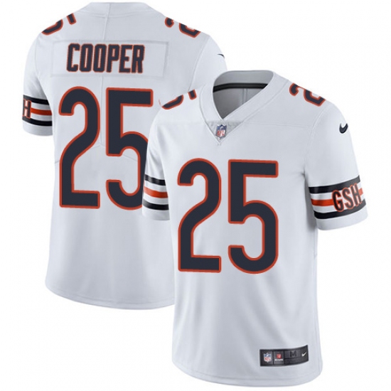 Youth Nike Chicago Bears #25 Marcus Cooper White Vapor Untouchable Limited Player NFL Jersey - Ujersey