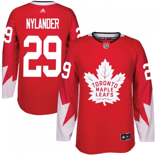 Youth Adidas Toronto Maple Leafs #29 William Nylander Authentic Red Alternate NHL Jersey - Ujersey