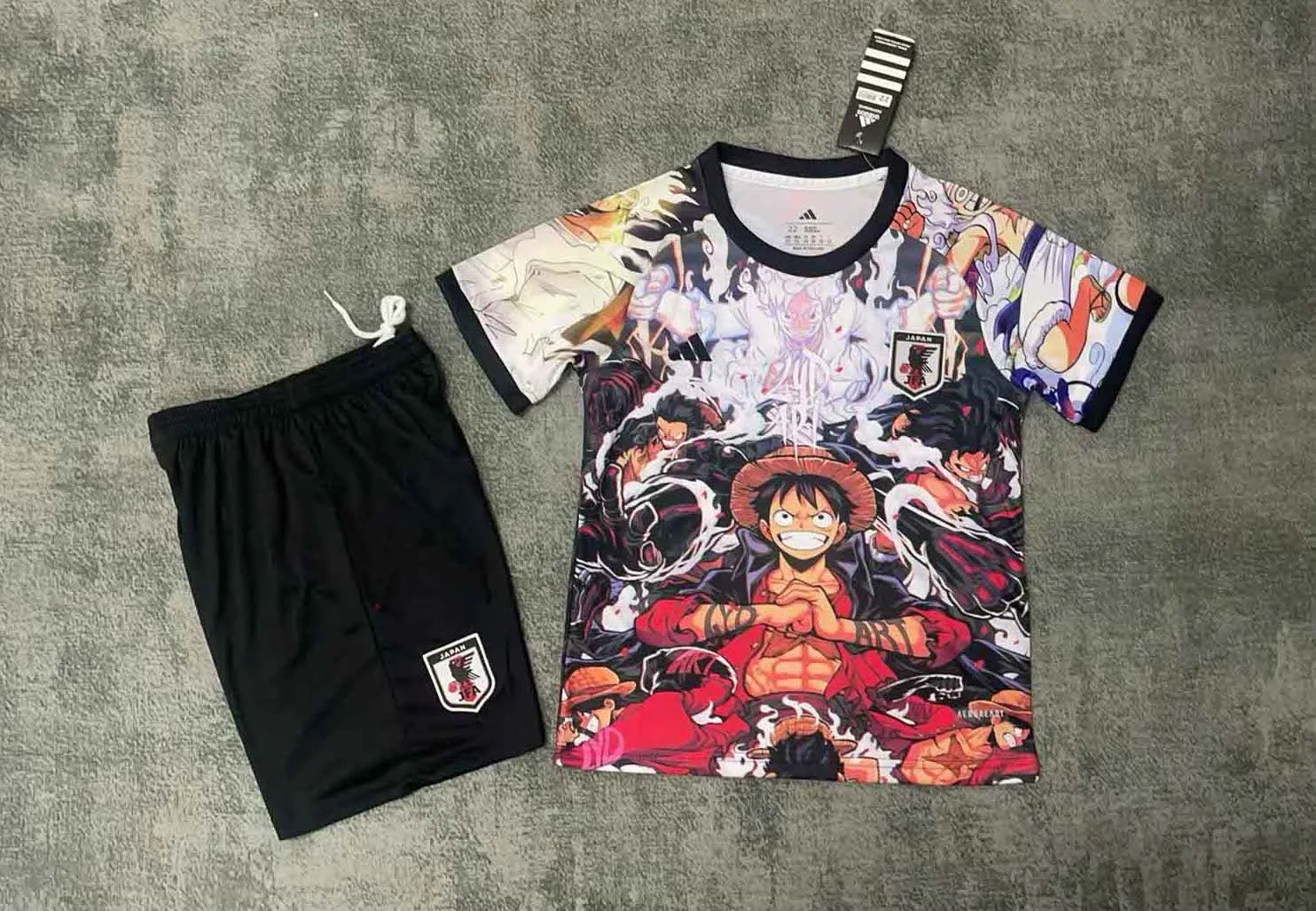 Japan Soccer Jersey One Piece Special Edition Kids Kit Jersey+Shorts 2025 - U-jersey