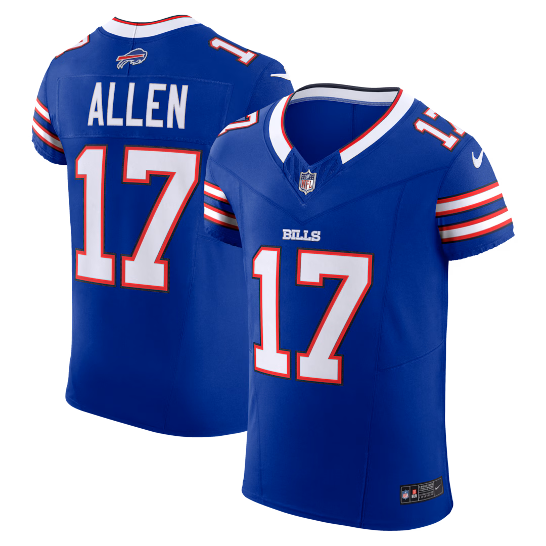 Men's Buffalo Bills Josh Allen Nike Royal Team Vapor F.U.S.E. Elite Jersey