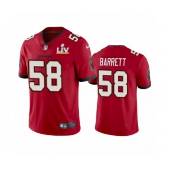 Youth Tampa Bay Buccaneers #58 Shaquil Barrett Red 2021 Super Bowl LV Jersey - Ujersey