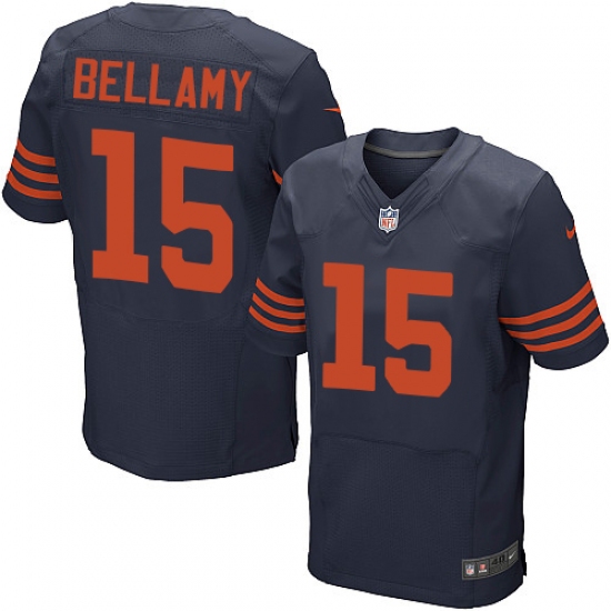 Men's Nike Chicago Bears #15 Josh Bellamy Elite Navy Blue Alternate NFL Jersey - Ujersey