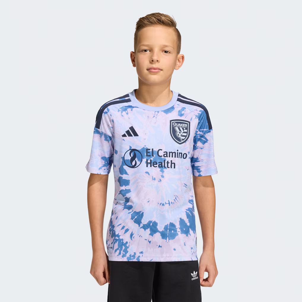 Youth San Jose Earthquakes adidas Light Blue 2026 The Dead Kit Replica Jersey - ujerseystore