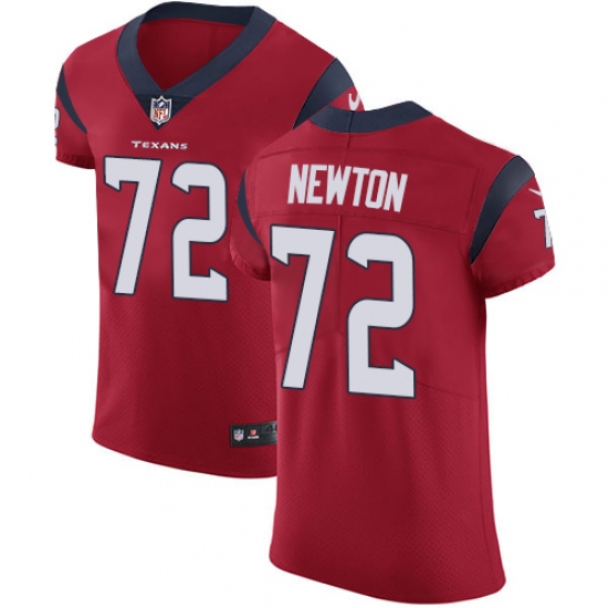 Men's Nike Houston Texans #72 Derek Newton Red Alternate Vapor Untouchable Elite Player NFL Jersey - Ujersey