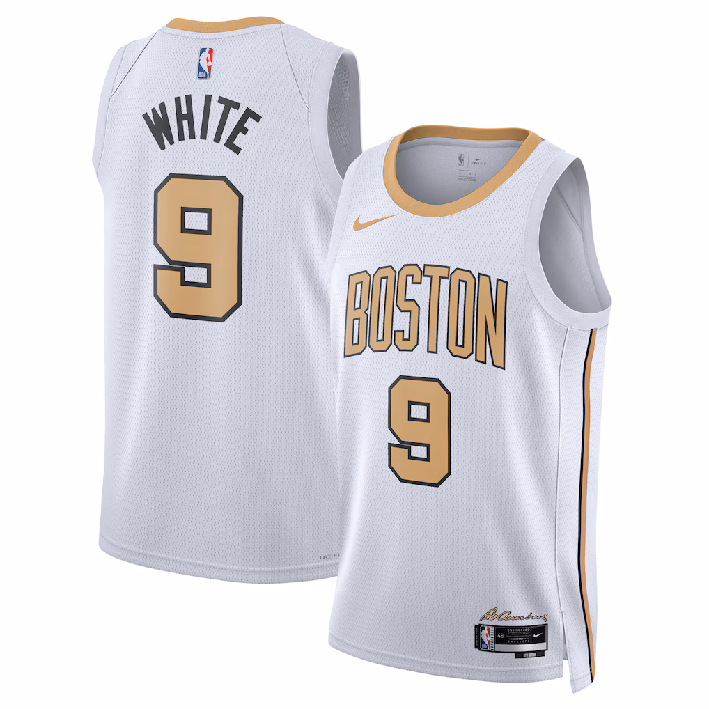 Unisex Boston Celtics Derrick White Nike White 2025/26 Swingman Jersey - City Edition - ujerseystore