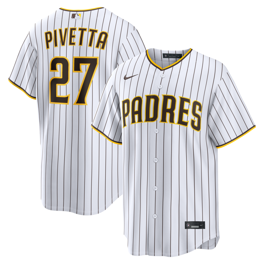 Men's San Diego Padres Nick Pivetta Nike White Home Replica Jersey - Ujersey