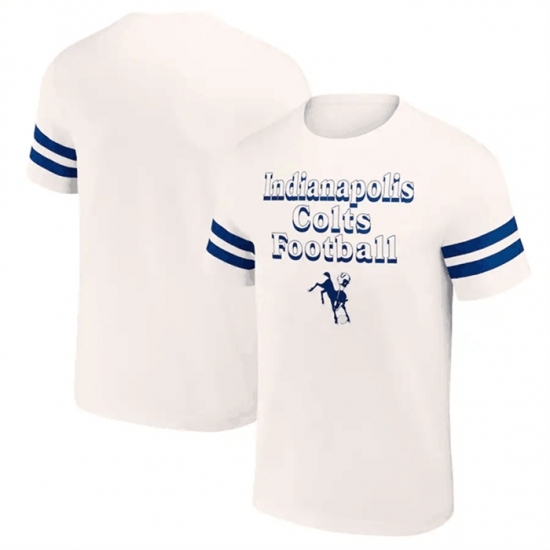 Men's Indianapolis Colts Cream X Darius Rucker Collection Vintage T Shirt - Ujersey