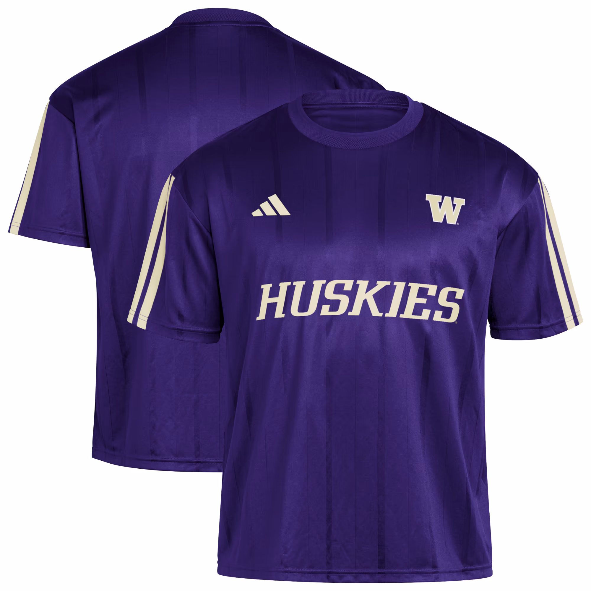 Men's adidas Purple Washington Huskies Soccer Fashion Jersey - U-jersey