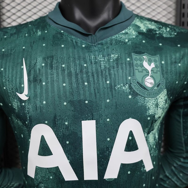 Tottenham Hotspur Football Jersey Third Away Long Sleeve Shirt 2024/25 - Ujersey NHL