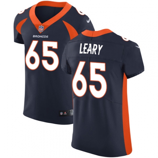Men's Nike Denver Broncos #65 Ronald Leary Navy Blue Alternate Vapor Untouchable Elite Player NFL Jersey - Ujersey