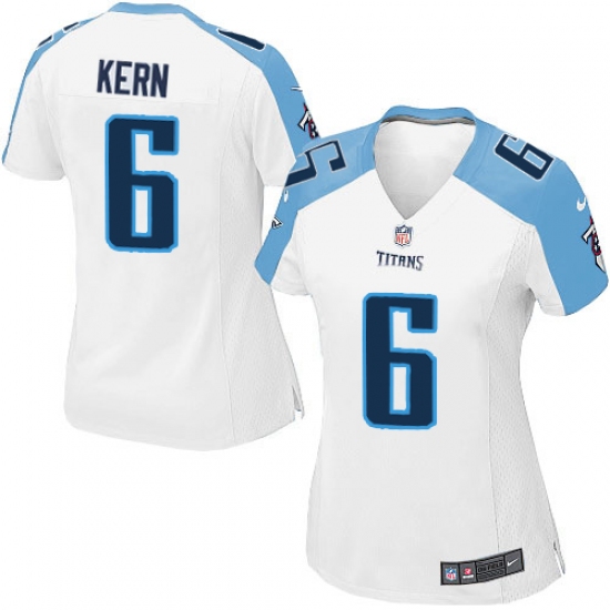 Women's Nike Tennessee Titans #6 Brett Kern Game White NFL Jersey - Ujersey