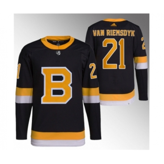Men's Boston Bruins #21 James van Riemsdyk Black Home Breakaway Stitched Jersey - Ujersey