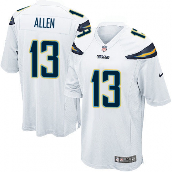 Men's Nike Los Angeles Chargers #13 Keenan Allen Game White NFL Jersey - Ujersey