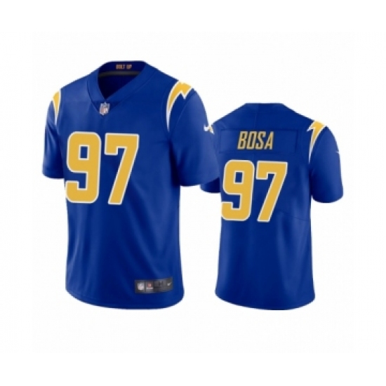 Los Angeles Chargers #97 Joey Bosa Royal 2020 2nd Alternate Vapor Limited Jersey - Ujersey