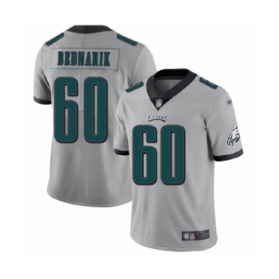 Youth Philadelphia Eagles #60 Chuck Bednarik Limited Silver Inverted Legend Football Jersey - Ujersey