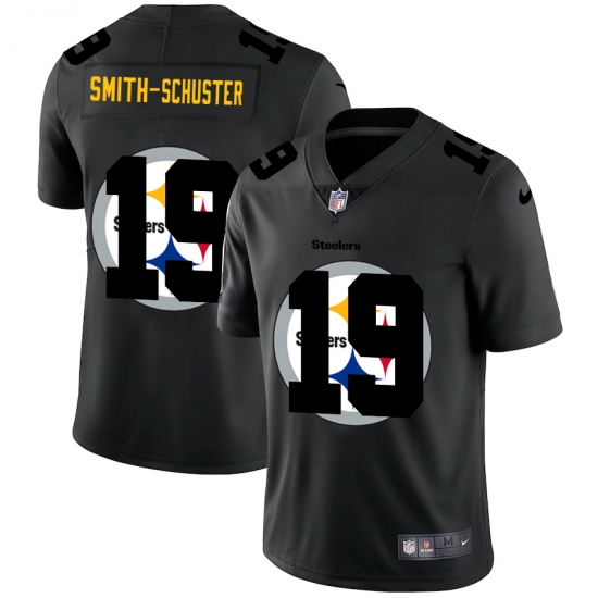 Men's Pittsburgh Steelers #19 JuJu Smith-Schuster Black Nike Black Shadow Edition Limited Jersey - Ujersey