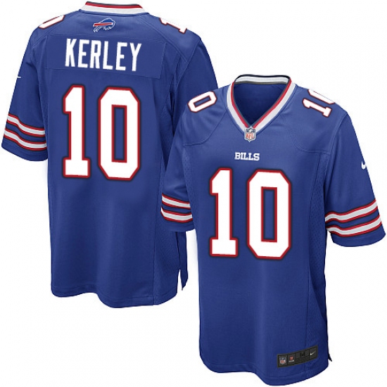 Men's Nike Buffalo Bills #10 Jeremy Kerley Game Royal Blue Team Color NFL Jersey - Ujersey