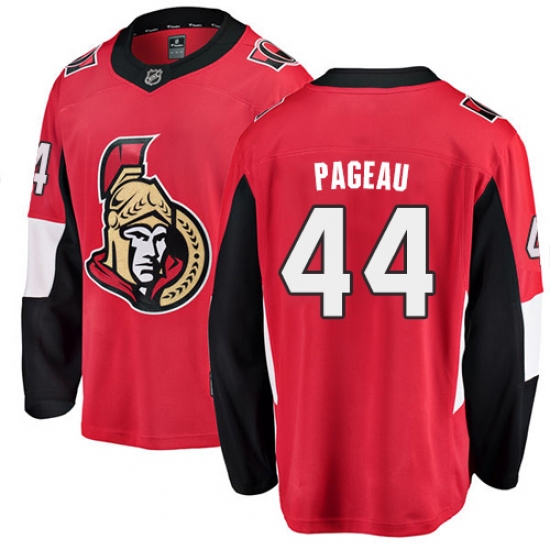 Men's Ottawa Senators #44 Jean-Gabriel Pageau Fanatics Branded Red Home Breakaway NHL Jersey - Ujersey