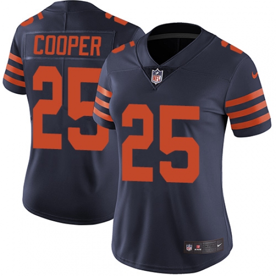 Women's Nike Chicago Bears #25 Marcus Cooper Navy Blue Alternate Vapor Untouchable Limited Player NFL Jersey - Ujersey