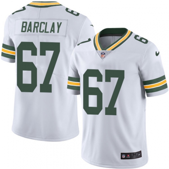 Youth Nike Green Bay Packers #67 Don Barclay Elite White NFL Jersey - Ujersey