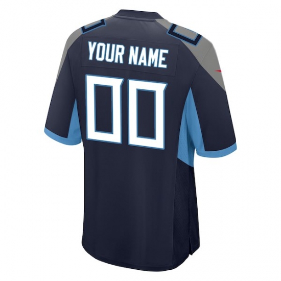 Youth Tennessee Titans Nike Navy 2018 Custom Game Jersey - Ujersey