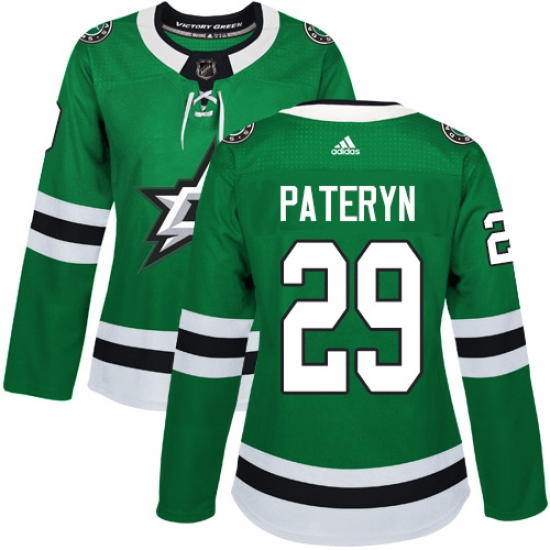 Women's Adidas Dallas Stars #29 Greg Pateryn Premier Green Home NHL Jersey - Ujersey