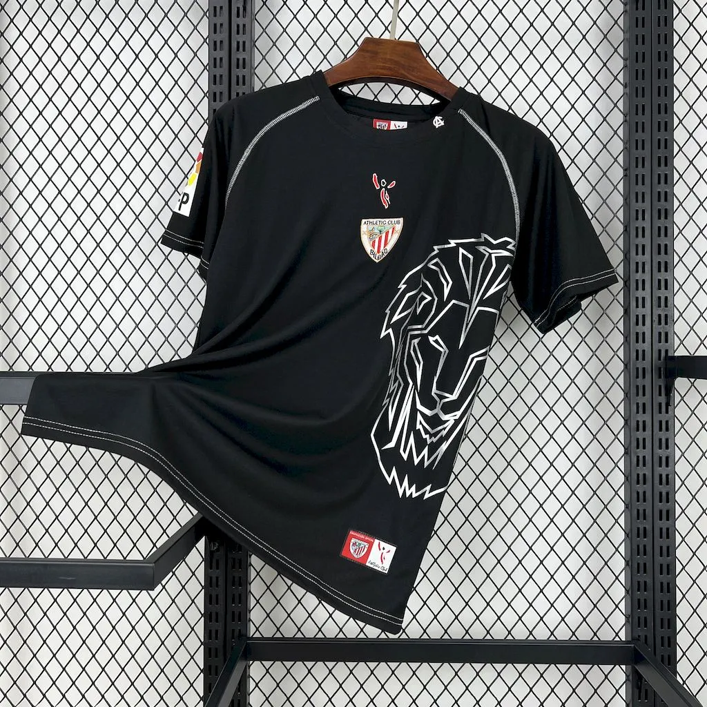 Athletic Club de Bilbao Retro Soccer Jersey Away Custom Shirt 2007/08 - ujerseystore