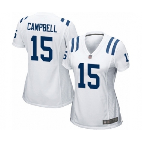Women's Indianapolis Colts #15 Parris Campbell Game White Football Jersey - Ujersey