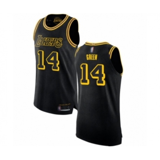 Women's Los Angeles Lakers #14 Danny Green Swingman Black Basketball Jersey - City Edition