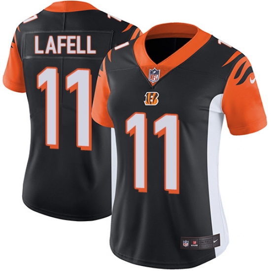 Women's Nike Cincinnati Bengals #11 Brandon LaFell Vapor Untouchable Limited Black Team Color NFL Jersey - Ujersey