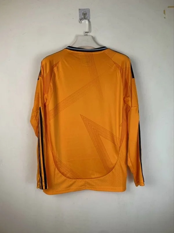 Real Madrid Soccer Jersey Away Custom Shirt Long Sleeve 2024/25 - ujerseystore