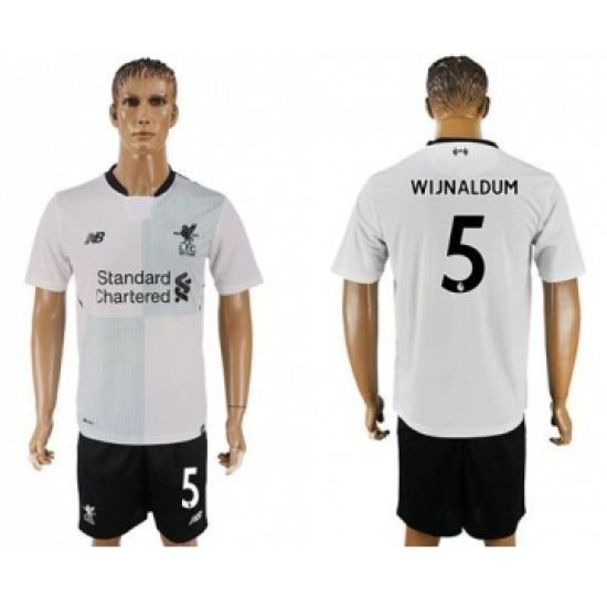 Liverpool #5 Wijnaldum Away Soccer Club Jersey