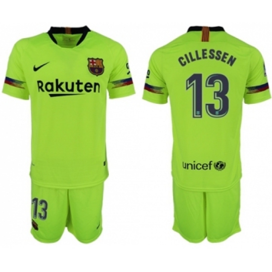 Barcelona #13 Cillessen Away Soccer Club Jersey