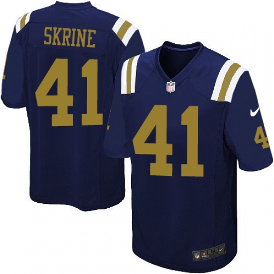 Youth Nike New York Jets #41 Buster Skrine Limited Navy Blue Alternate NFL Jersey - Ujersey