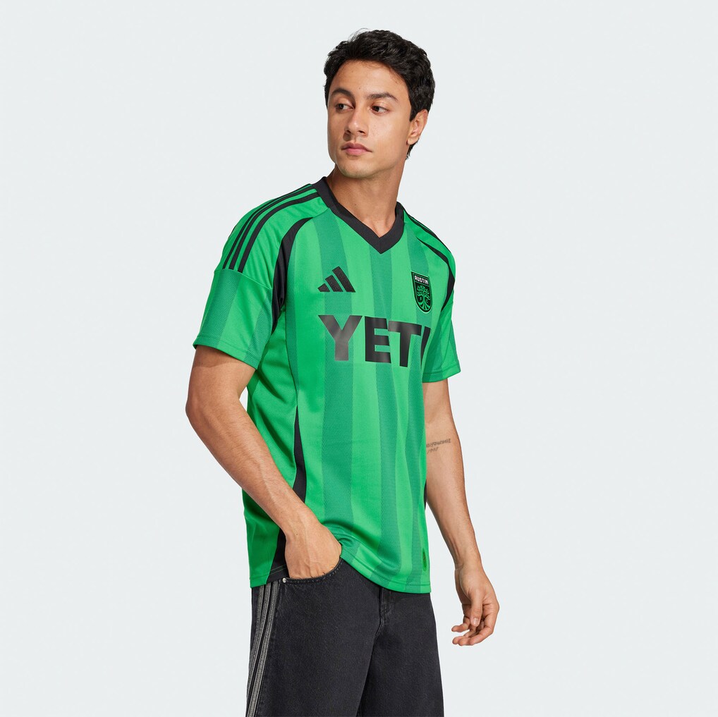 Men's Austin FC adidas Green 2025 The Heartbeat Kit Replica Jersey - Ujersey