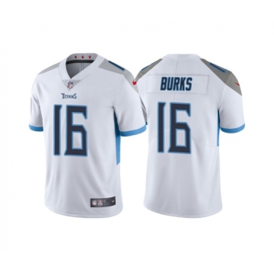 Men's Tennessee Titans #16 Treylon Burks White Vapor Untouchable Stitched Jersey - Ujersey