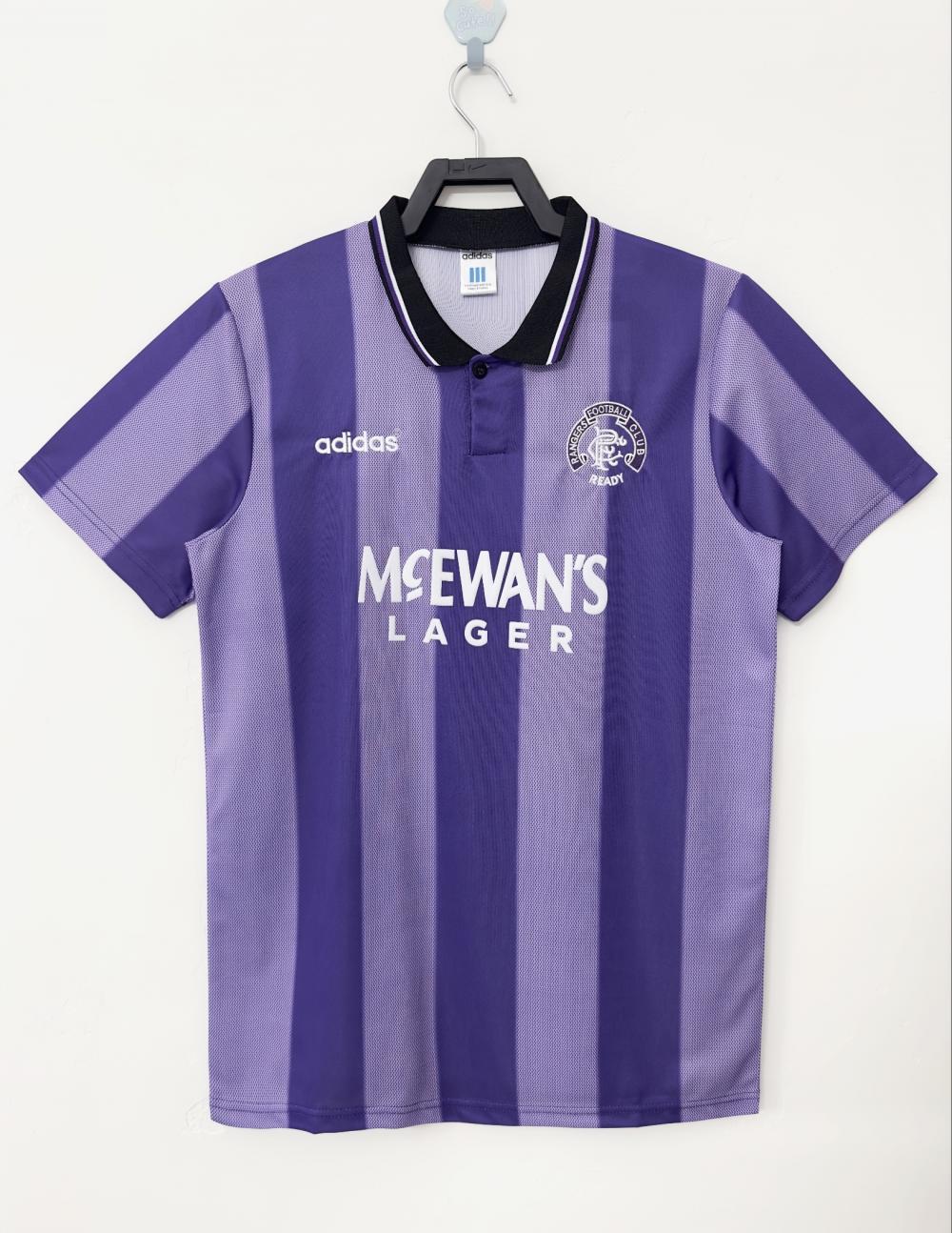 Rangers FC Retro Soccer Jersey Third Away Custom Shirt 1994-95 - ujerseystore
