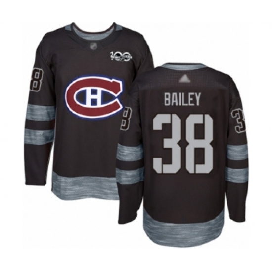 Men's Vancouver Canucks #38 Justin Bailey Authentic Black 1917-2017 100th Anniversary Hockey Jersey - Ujersey
