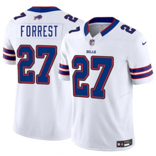 Men's Buffalo Bills #27 Darrick Forrest White 2025 F.U.S.E. Vapor Untouchable Limited Football Stitched Jersey - Ujersey