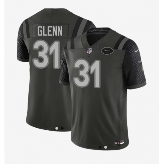 Men's New York Jets #31 Aaron Glenn Black Rivalries Collection Jersey - Ujersey