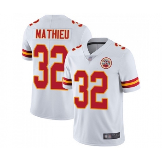 Men's Kansas City Chiefs #32 Tyrann Mathieu White Vapor Untouchable Limited Player Football Jersey - Ujersey