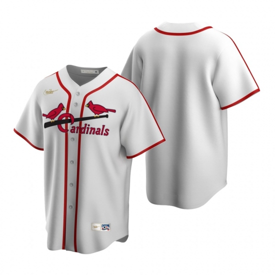 Men's Nike St. Louis Cardinals Blank White Cooperstown Collection Home Stitched Baseball Jersey - Ujersey