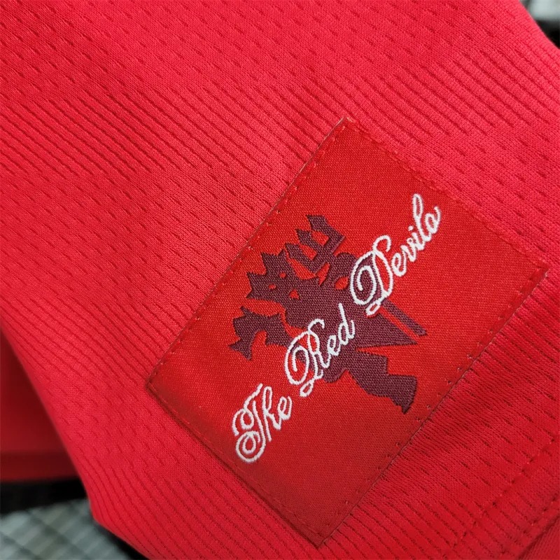 Manchester United Retro Home UCL Final Long Sleeve Football Jersey Shirt 2007/08 - Ujersey NHL