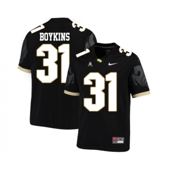 UCF Knights 31 Jeremy Boykins Black College Football Jersey - Ujersey