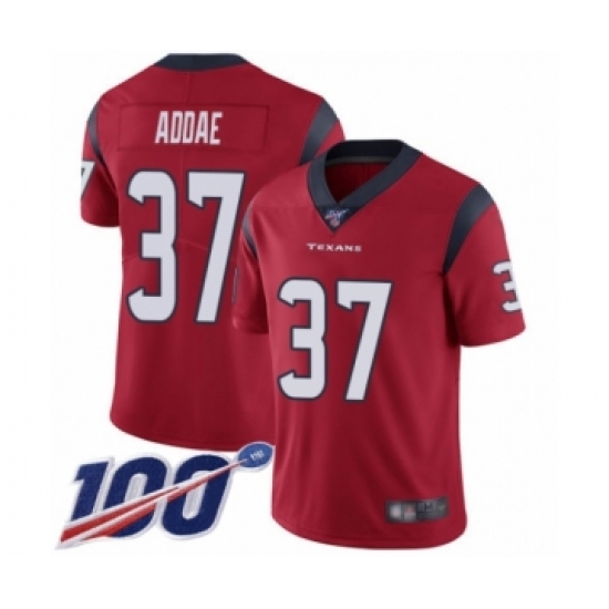 Youth Houston Texans #37 Jahleel Addae Red Alternate Vapor Untouchable Limited Player 100th Season Football Jersey - Ujersey